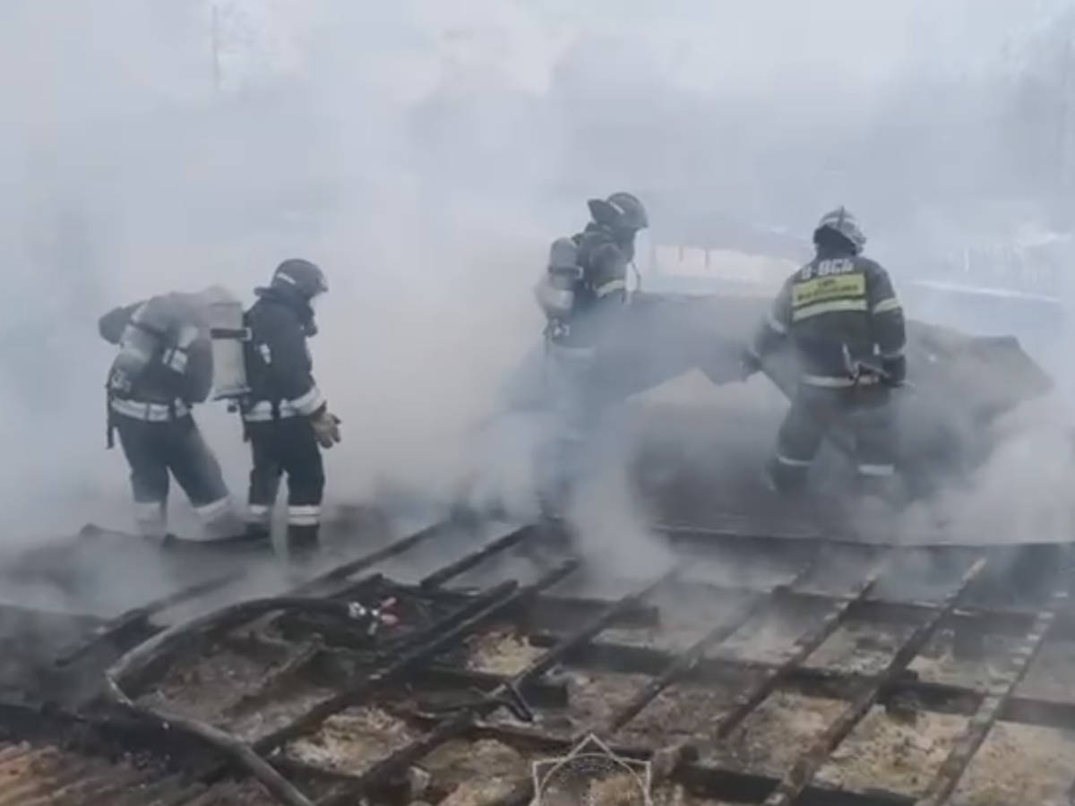 В Усть-Каменогорске произошёл пожар на СТО 