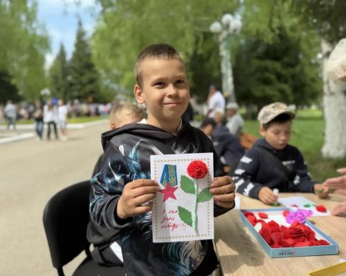 В городе Алтае отметили День Победы