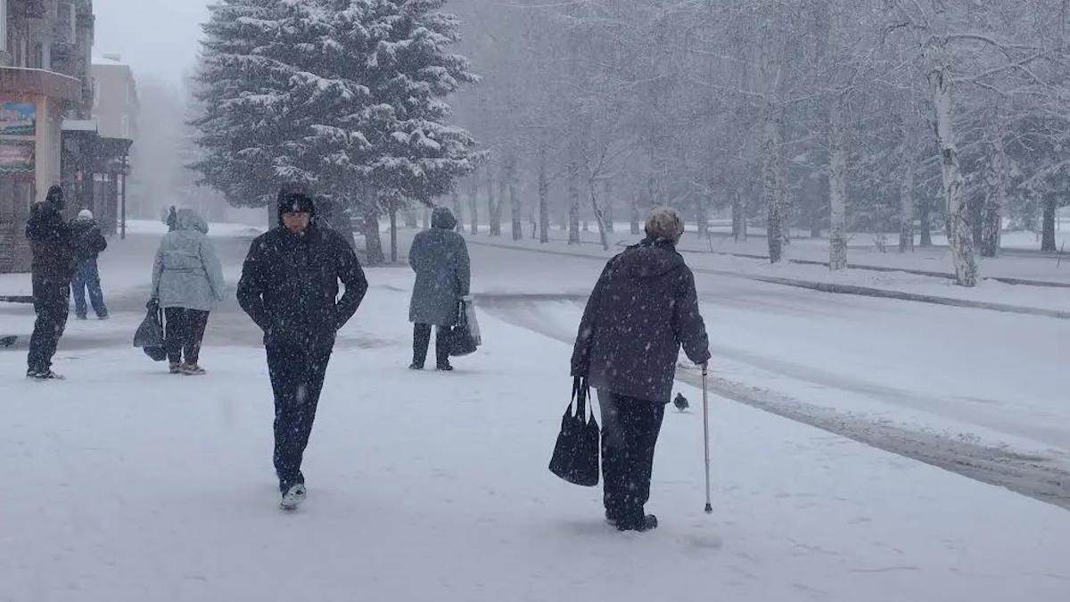 В Риддер вернулась зима
