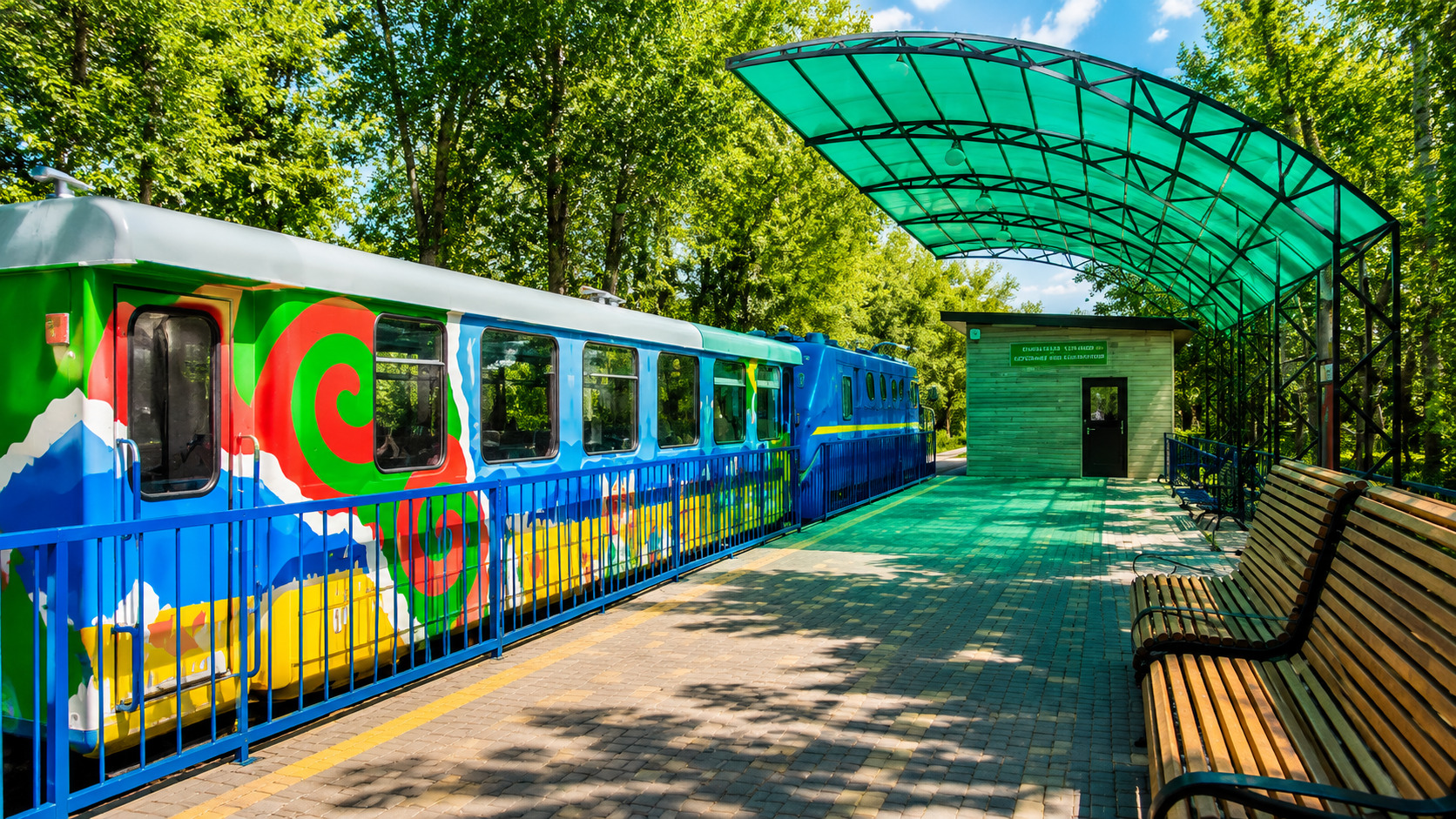 В Семее открыли сезон работы детской железной дороги