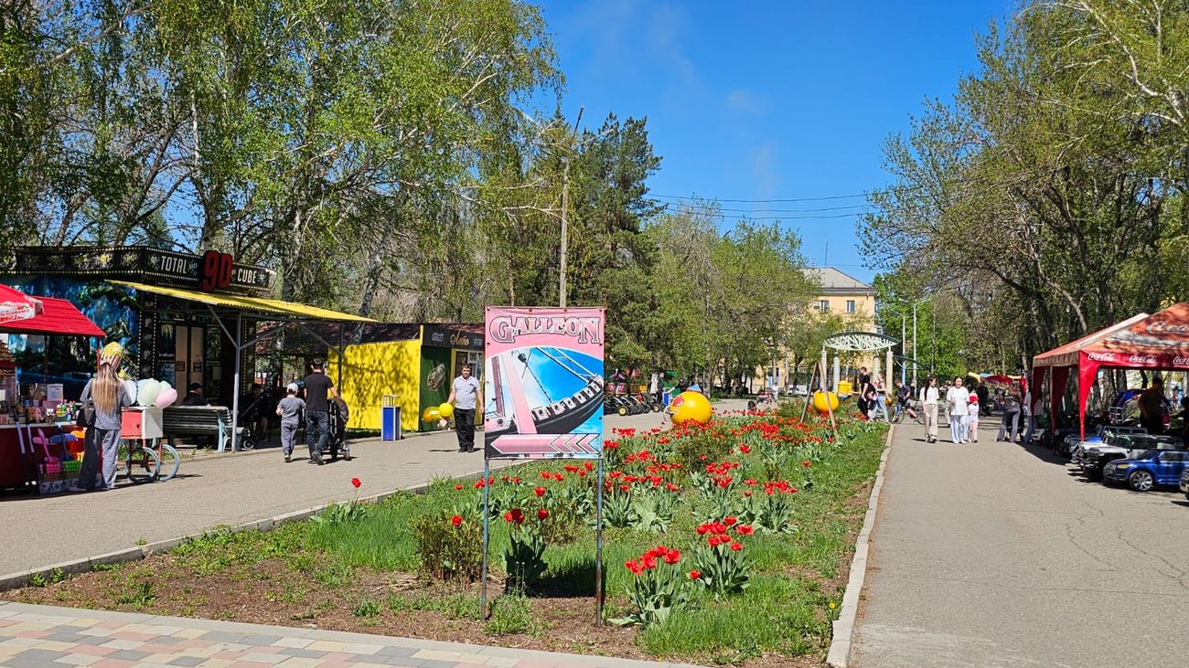 В Усть-Каменогорске состоялось официальное открытие городских парков