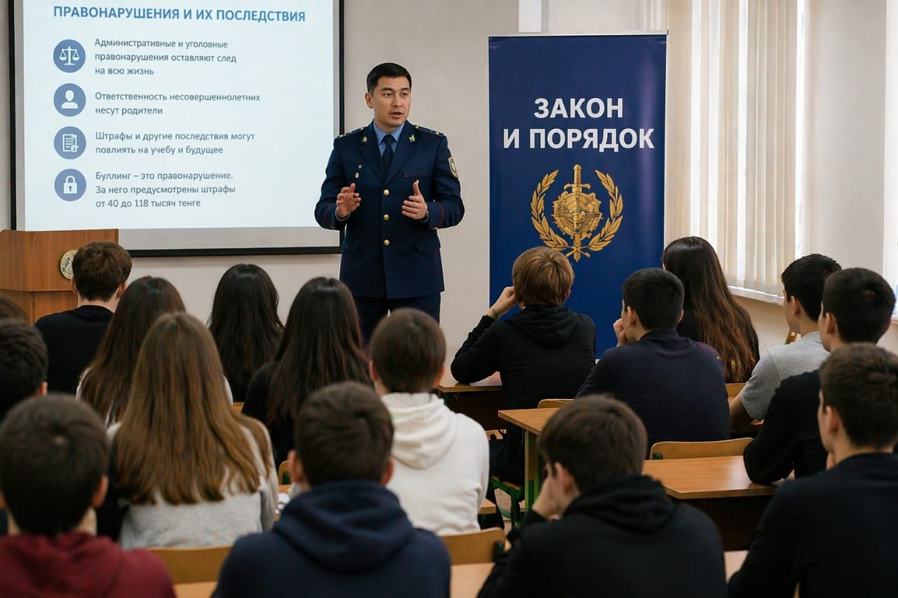 Буллинг и штрафы: в Павлодаре подросткам напомнили о последствиях нарушений