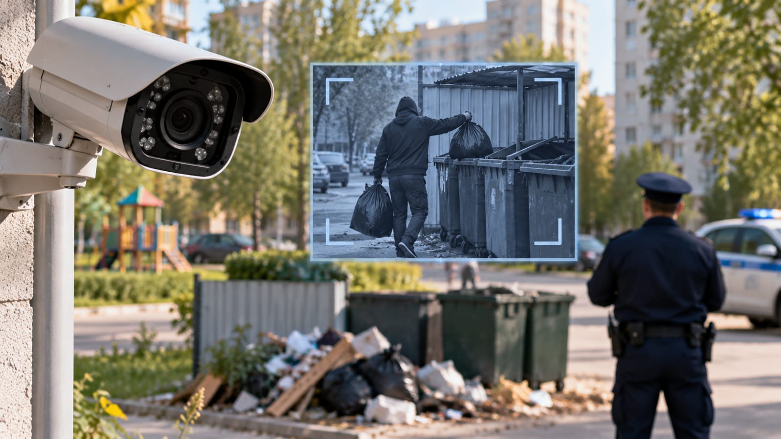 В области Абай камеры помогли выявить почти 10 тысяч нарушений благоустройства