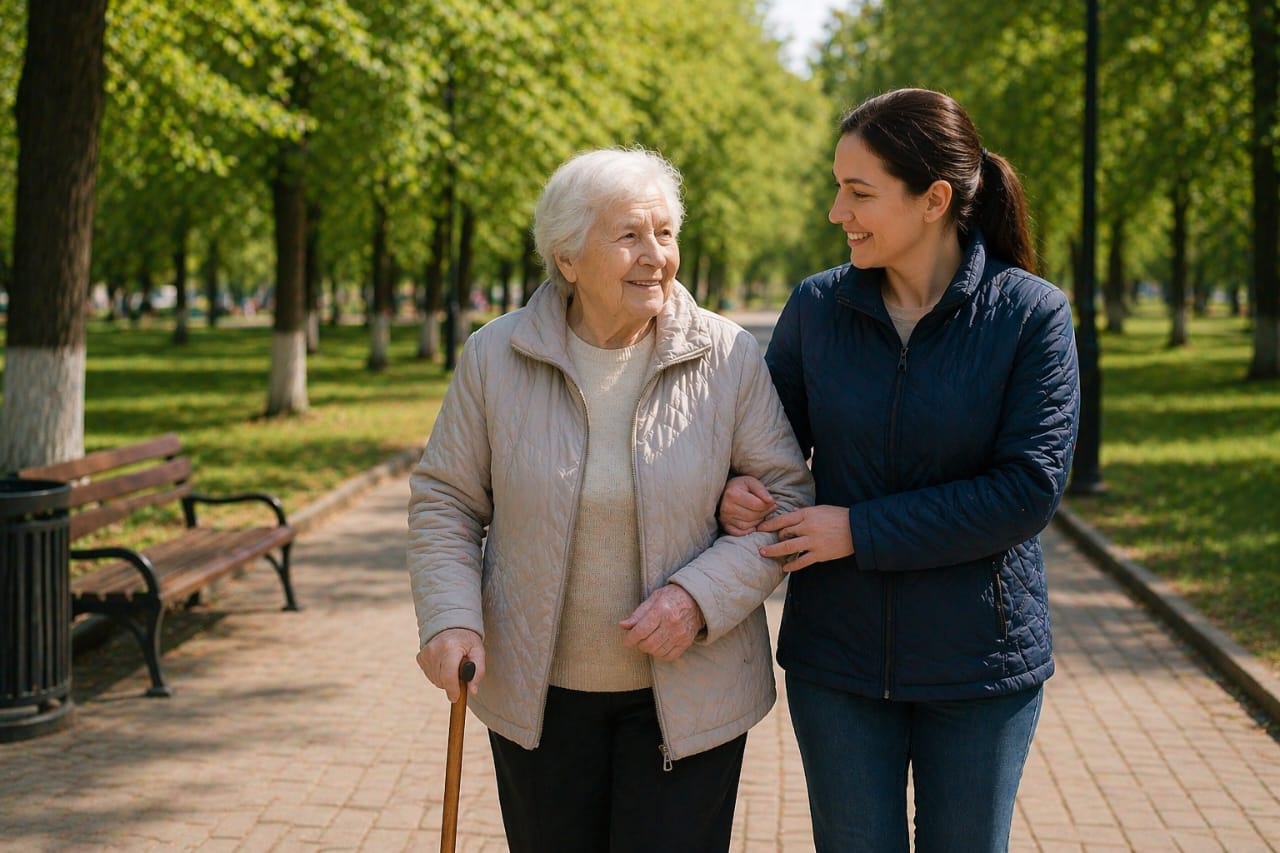 Прогулки с соцработниками: как в Павлодаре поддерживают пожилых