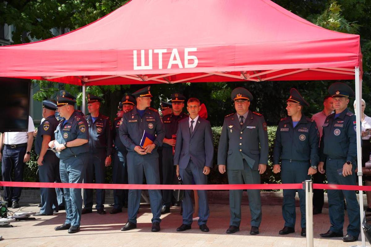 Казахстанские спасатели обменялись опытом тушения пожаров с коллегами из России и Беларуси