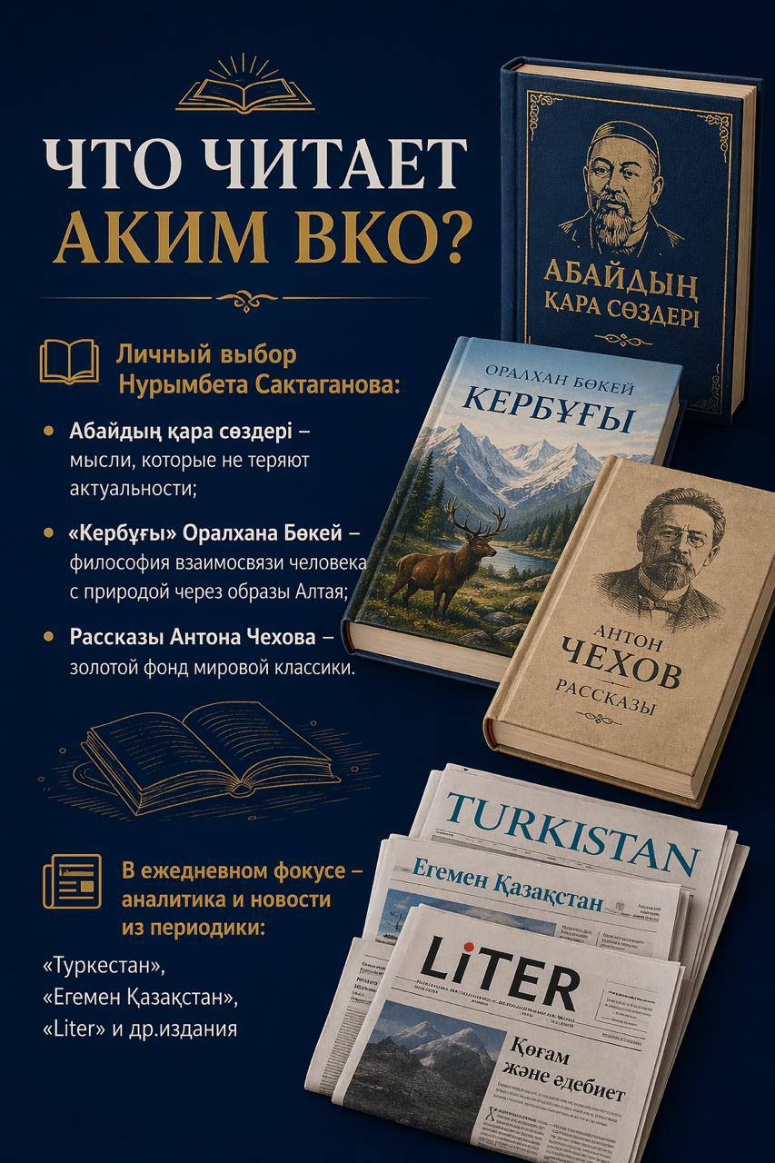 Какие книги читает аким ВКО?