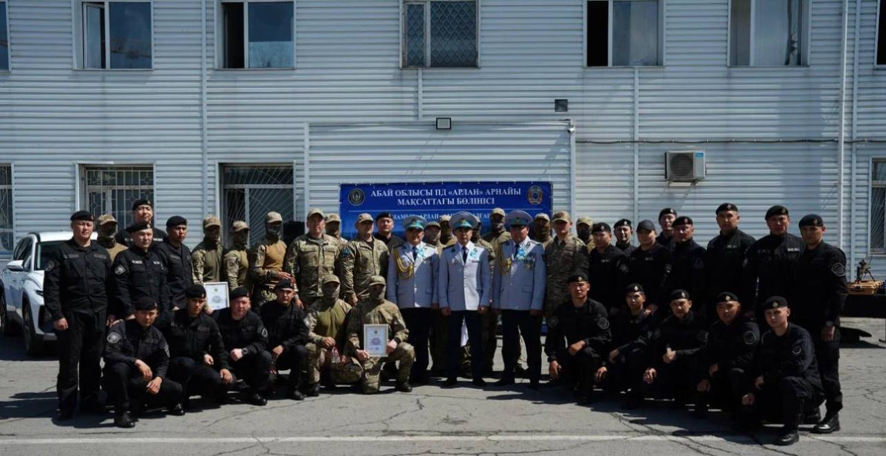 Спецподразделение «Арлан» в области Абай получило новые служебные автомобили