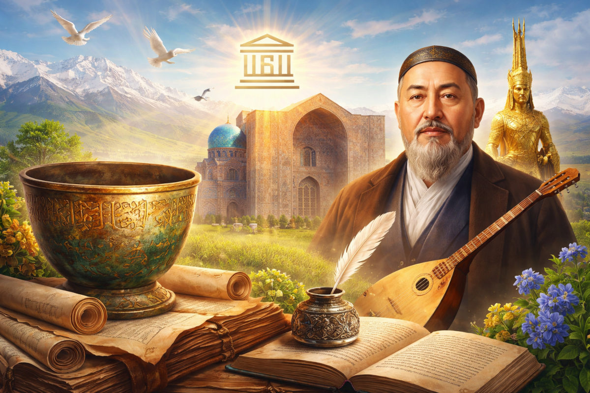 Казахстан продвигает Абая и древние руны в ЮНЕСКО