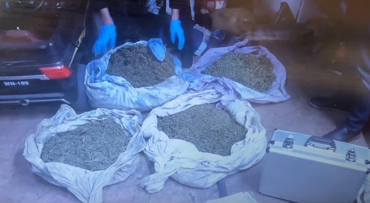 В Риддере в гараже обнаружили почти 6 килограммов марихуаны