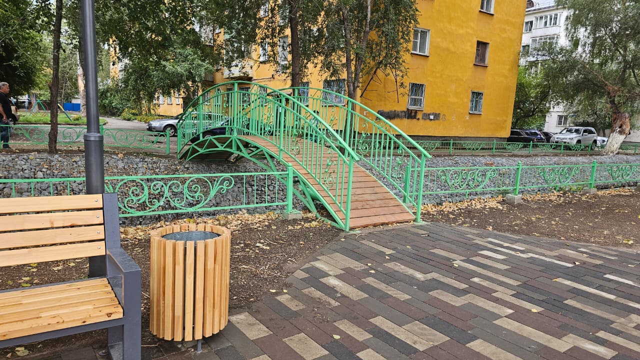 В Усть-Каменогорске завершили благоустройство сквера у Бражьего ручья