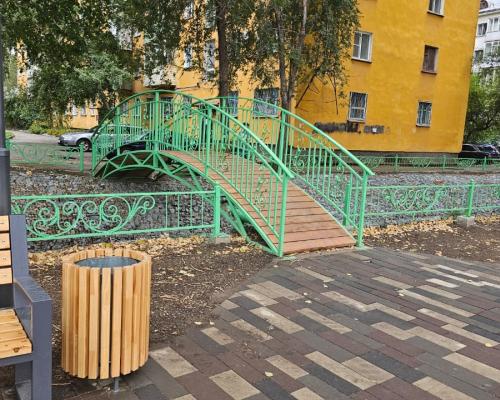 В Усть-Каменогорске завершили благоустройство сквера у Бражьего ручья