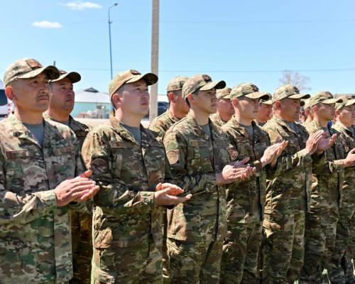 В области Абай открыли новый пожарный пост