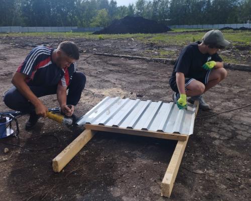 В Седьмом районе Риддера началось строительство двухэтажного ФОКа с трибунами