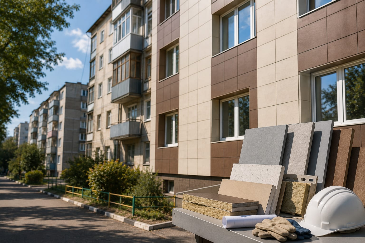 В Павлодаре меняют подход к ремонту фасадов жилых домов