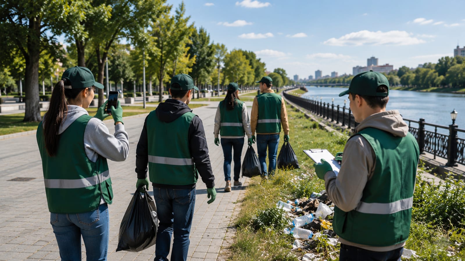 EcoForce вышел на улицы Павлодара: стартовала экологическая акция ко Дню города