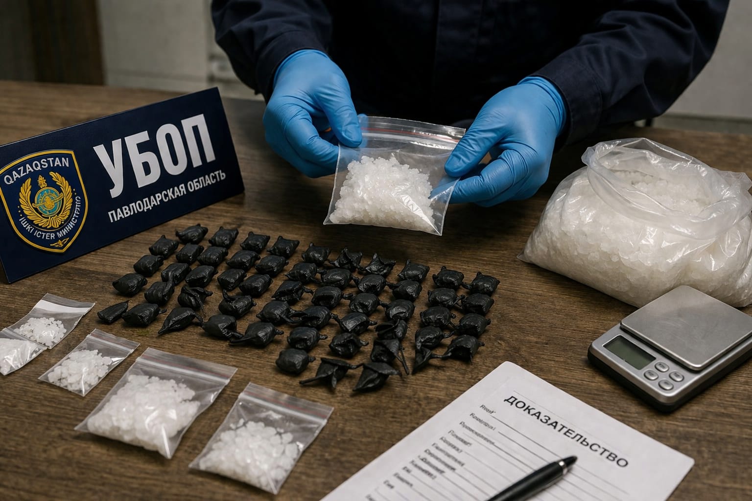 Полиция Павлодара пресекла крупный канал сбыта наркотиков