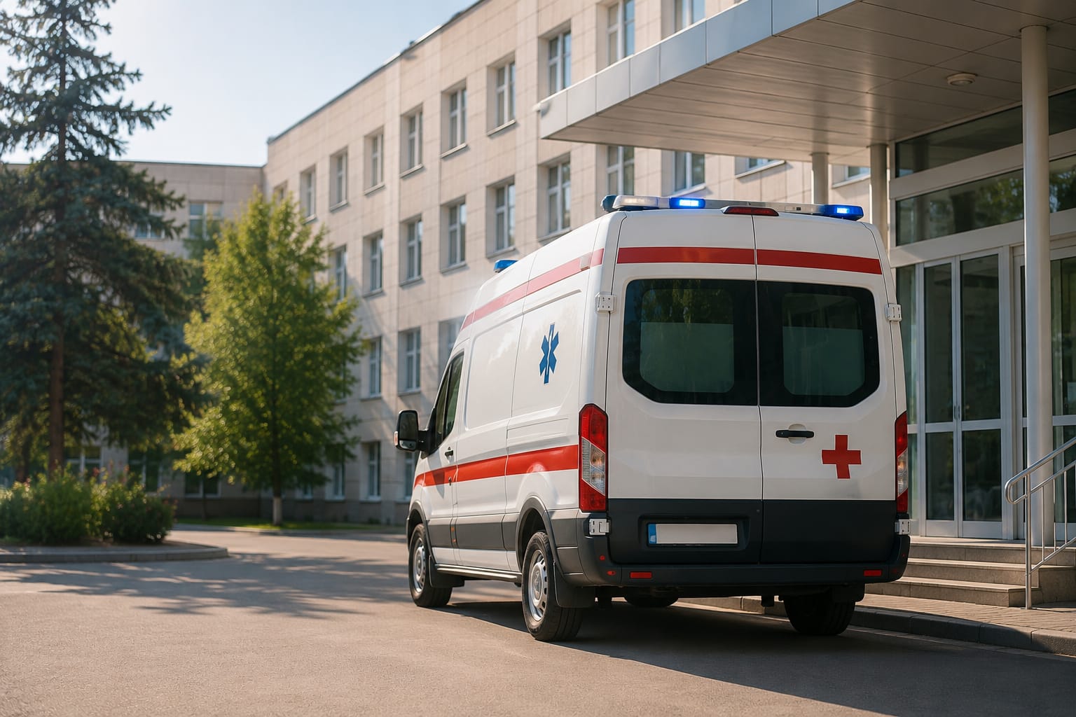 ДТП с участием скорой помощи произошло на улице Академика Сатпаева в Павлодаре