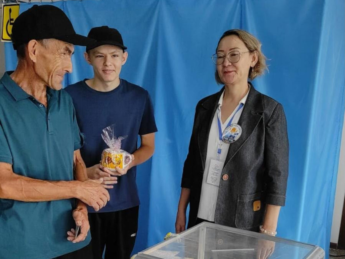 Сайлау учаскелерінде балаларға ерекше көңіл бөлінді
