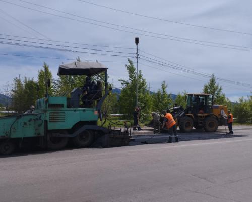 В Риддере на проспекте Абая начался ямочный ремонт