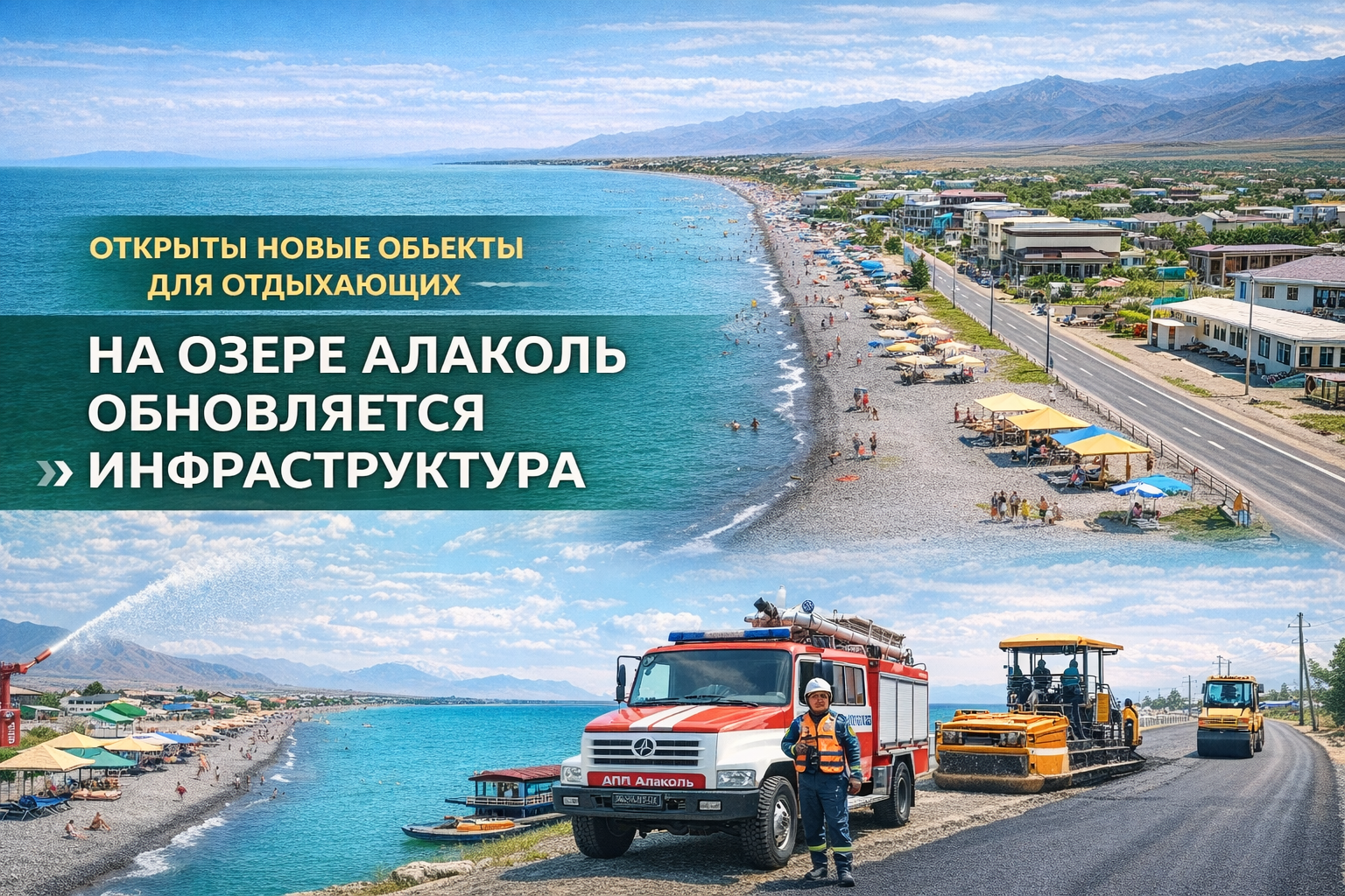 Туристическую инфраструктуру Алаколя продолжают развивать