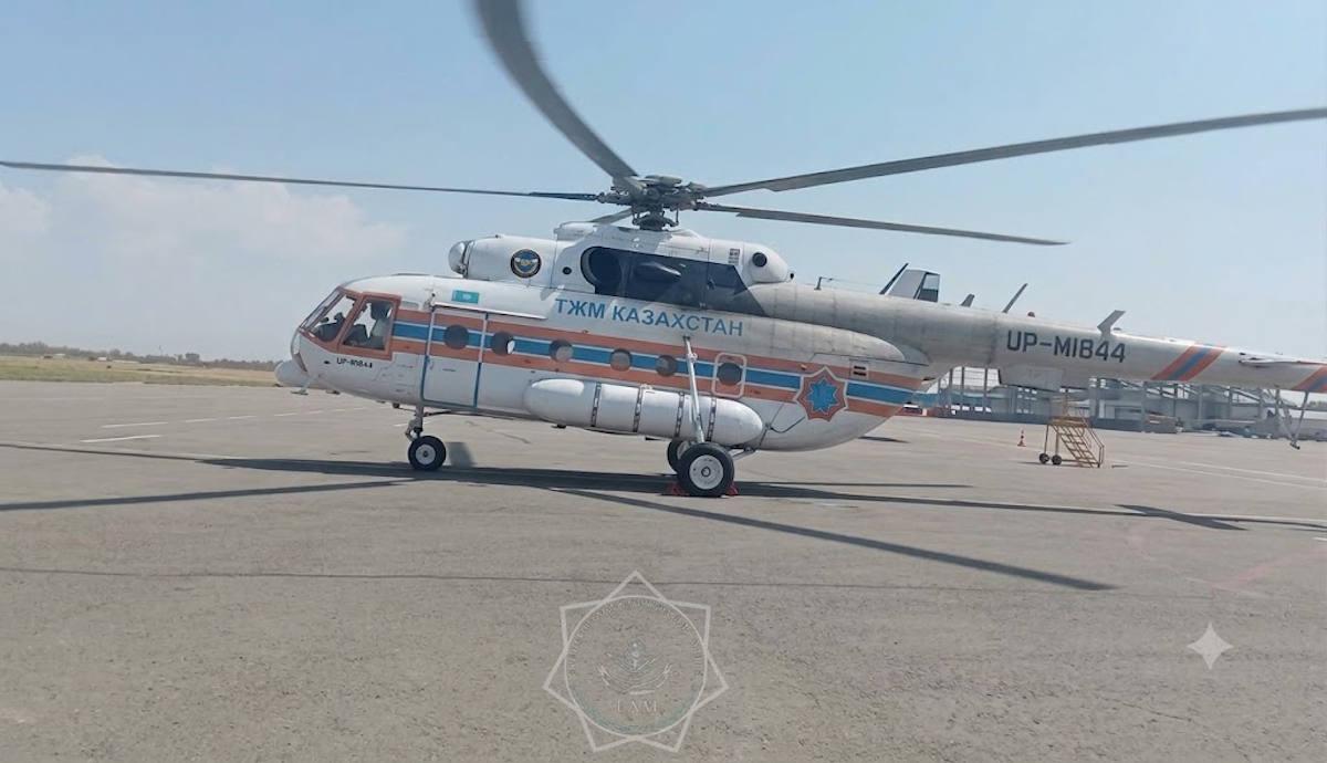 В ВКО новорожденного на вертолете доставили из Шемонаихи в Усть-Каменогорск