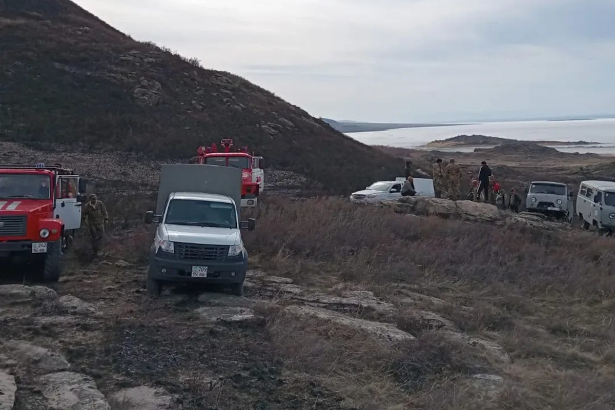 В ВКО произошёл степной пожар 