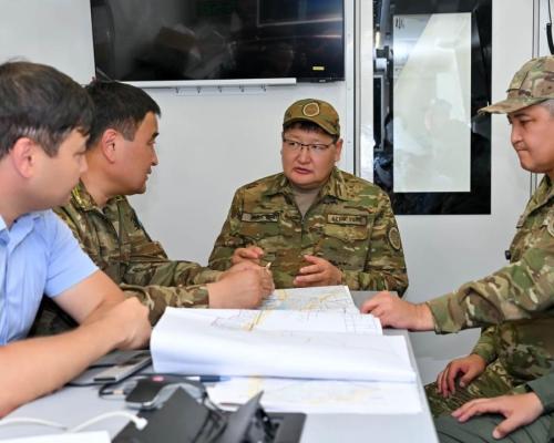 Лесной пожар в области Абай: Берик Уали прибыл в Бородулихинский район