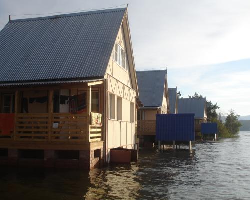 В Бухтарминском водохранилище — низкий уровень воды, несмотря на снежную зиму