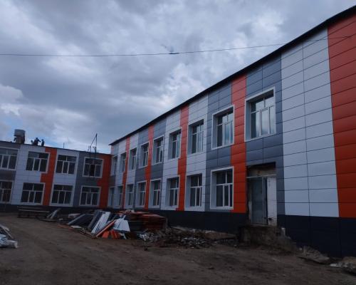 В Риддере реконструкция школы №14  выходит на завершающий этап