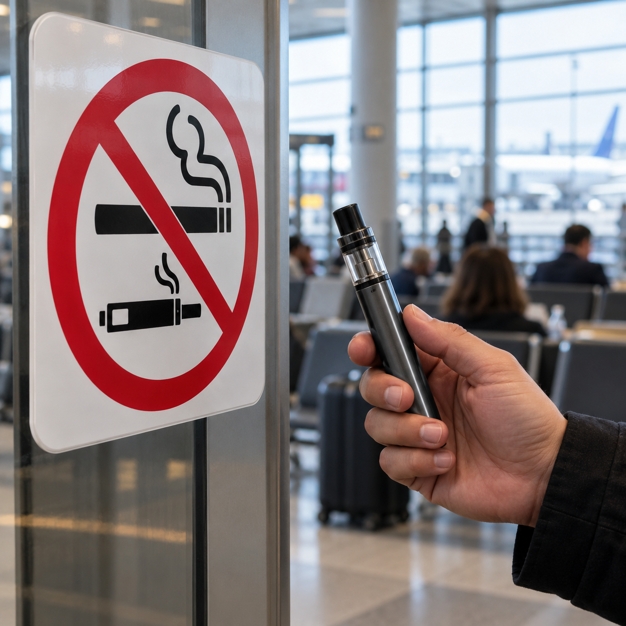 В аэропорту Усть-Каменогорска женщину привлекли к ответственности за электронную сигарету