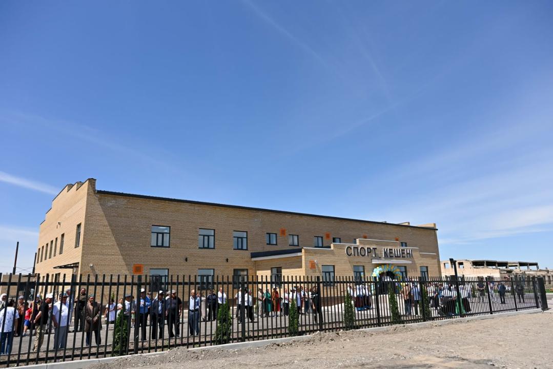 Современный спортивный объект появился в селе Ойшилик