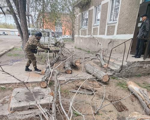 Штормовой ветер повредил дома и школу в Карагандинской области