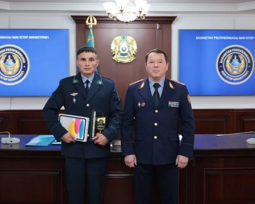 Оперативник из Усть-Каменогорска стал лучшим на конкурсе МВД