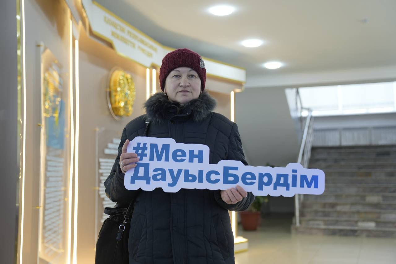 В Семее запущен челлендж с хештегом #МенДауысБердім
