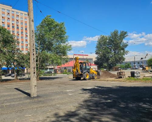 В Усть-Каменогорске благоустройство сквера на Валентине завершат к 15 июля