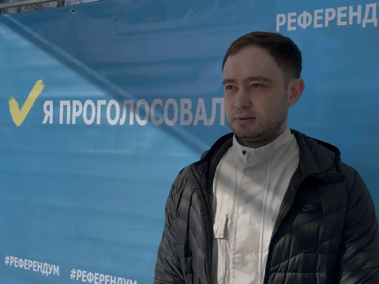 Призёр Олимпийских игр посетил избирательный участок в городе Алтае