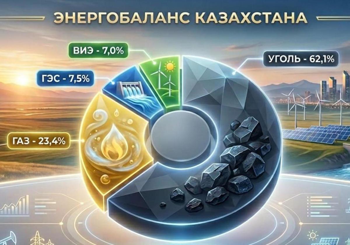 В Минэнерго рассказали, из каких источников Казахстан получает электроэнергию