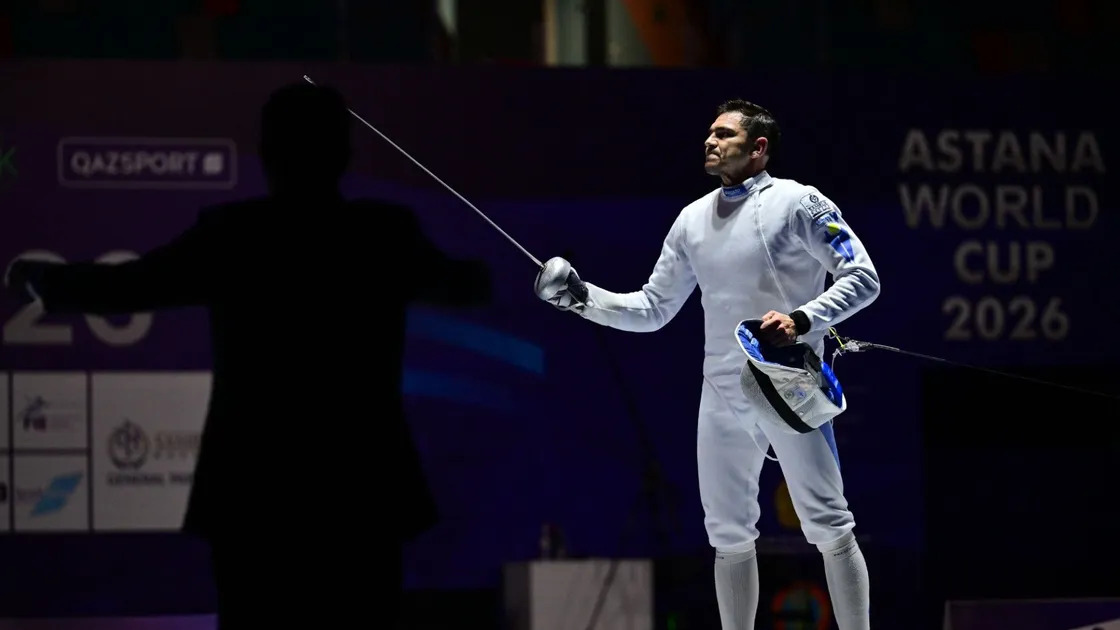 Казахстанский шпажист Руслан Курбанов завоевал бронзу чемпионата Азии в Нью-Дели