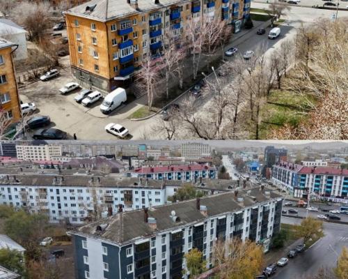Как изменились многоэтажки на трёх улицах Усть-Каменогорска