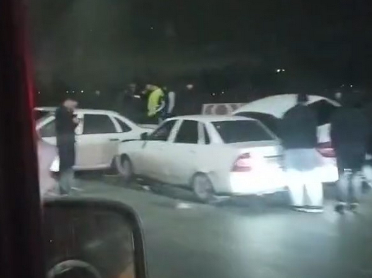 Массовое ДТП произошло в Усть-Каменогорске