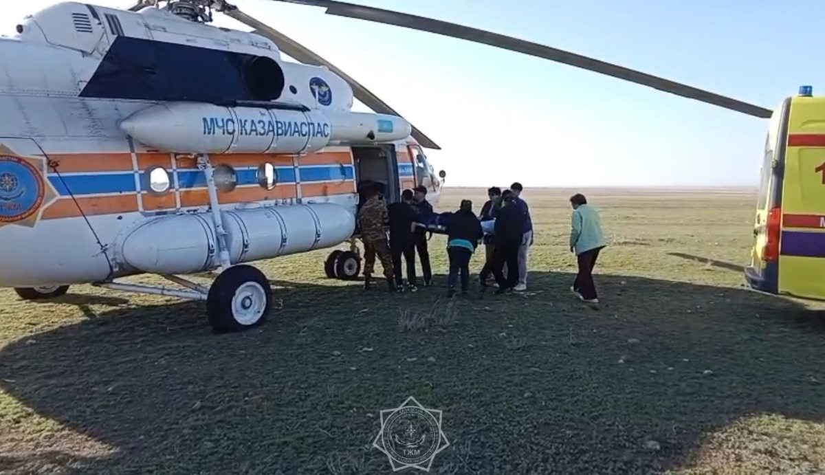 В ВКО пациентов из отдаленных районов доставляют в Усть-Каменогорск на вертолёте