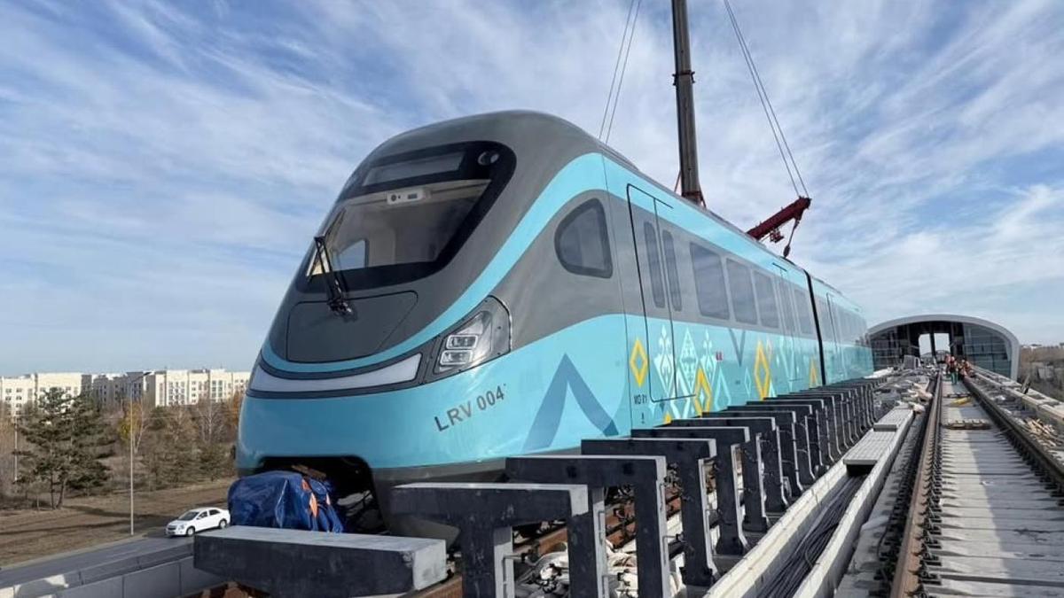 CTS показала схему движения LRT в Астане перед запуском