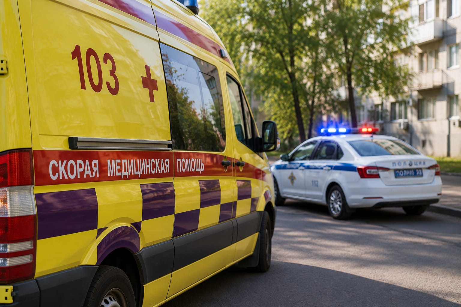 В Павлодаре мужчина напал на сотрудников скорой и разгромил спецавтомобиль
