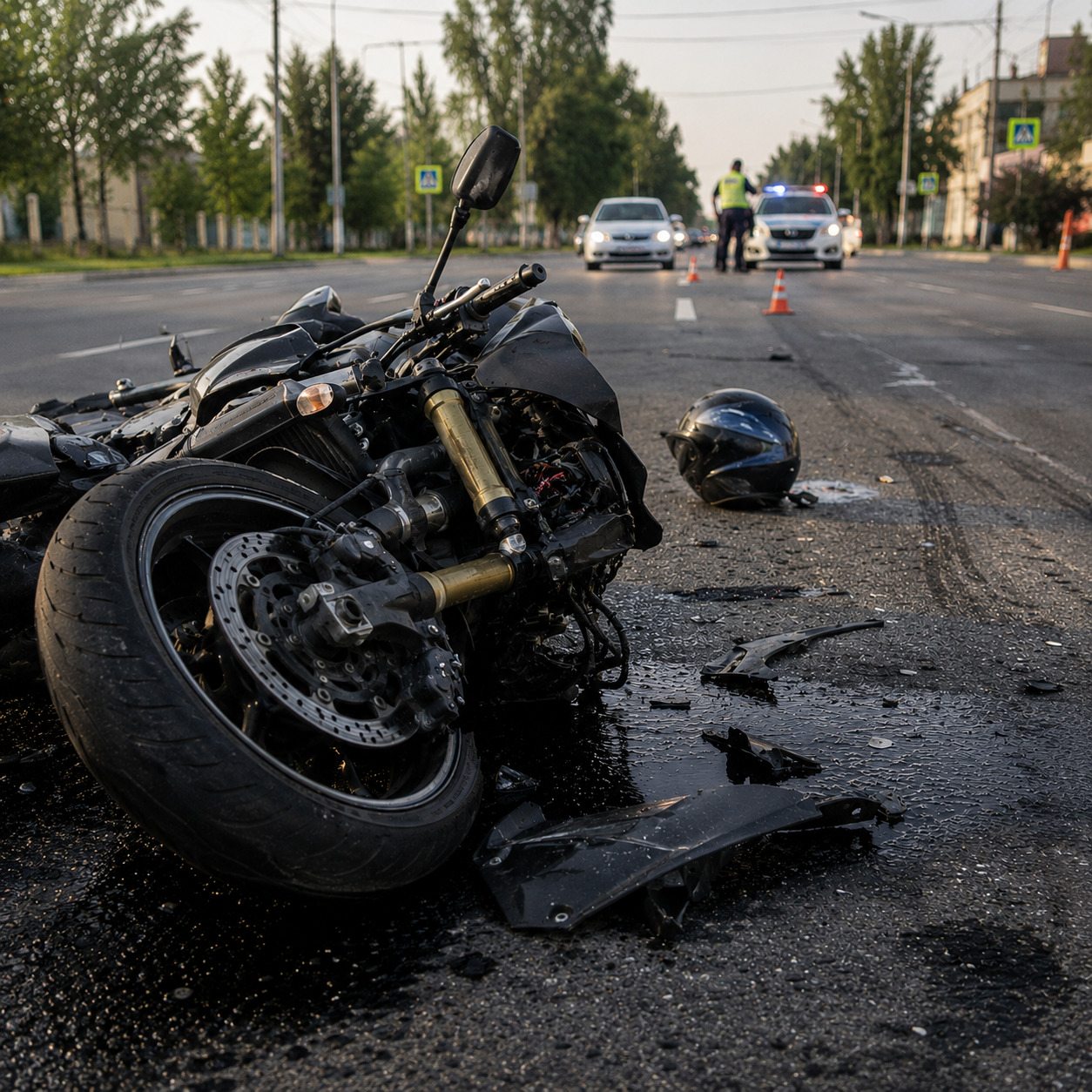 В Усть-Каменогорске мотоциклист пострадал в ДТП на проспекте Ауэзова