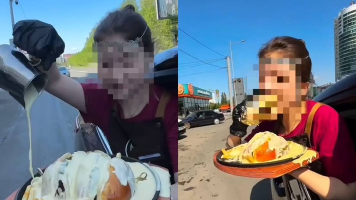 Девушку-блогера, высунувшуюся из окна автомобиля ради рекламы, привлекли к ответственности в Актобе