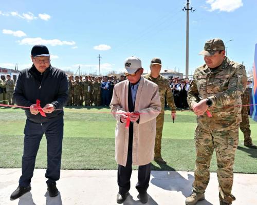 В области Абай открыли новый пожарный пост