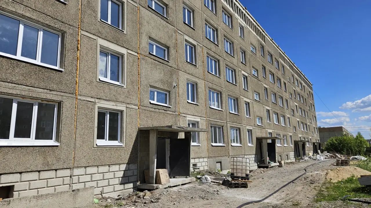В Новой Бухтарме завершается восстановление двух многоквартирных домов