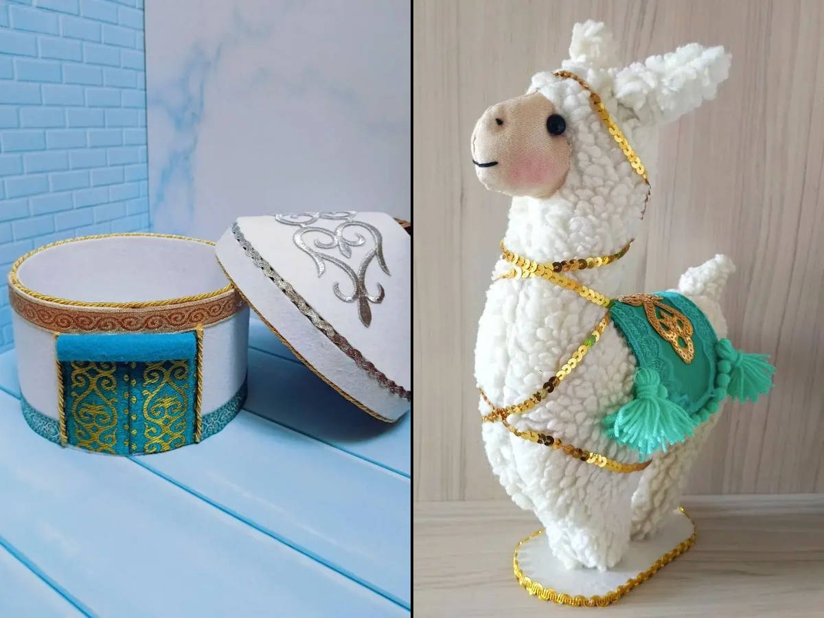 Юрты и другие изделия из фетра делает мастерица из Риддера