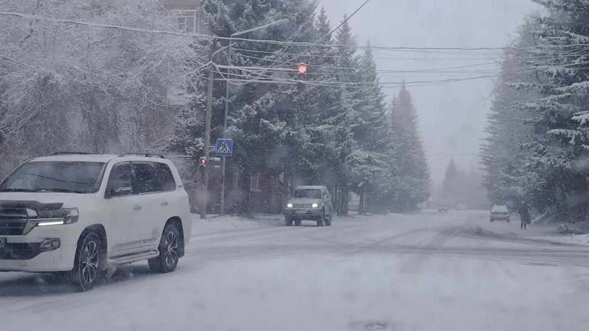 В Риддер вернулась зима