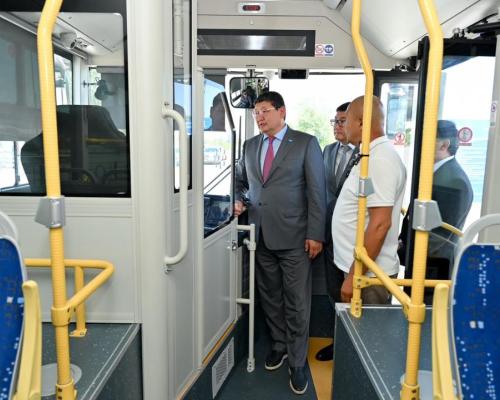 В Семее появились первые электробусы